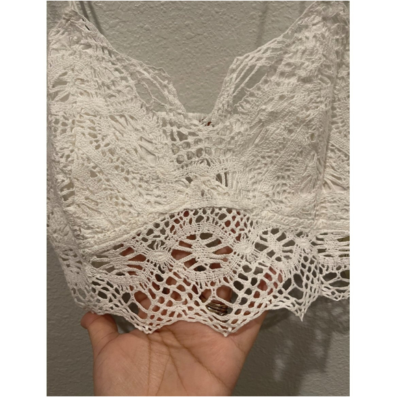 FREE PEOPLE Mariana Antique White Bralette - Picture 6 of 7